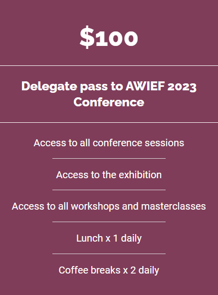AWIEF - AWIEF2023 Conference EFT payment details