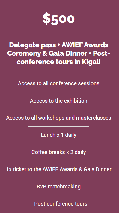 AWIEF - AWIEF2023 Conference EFT payment details